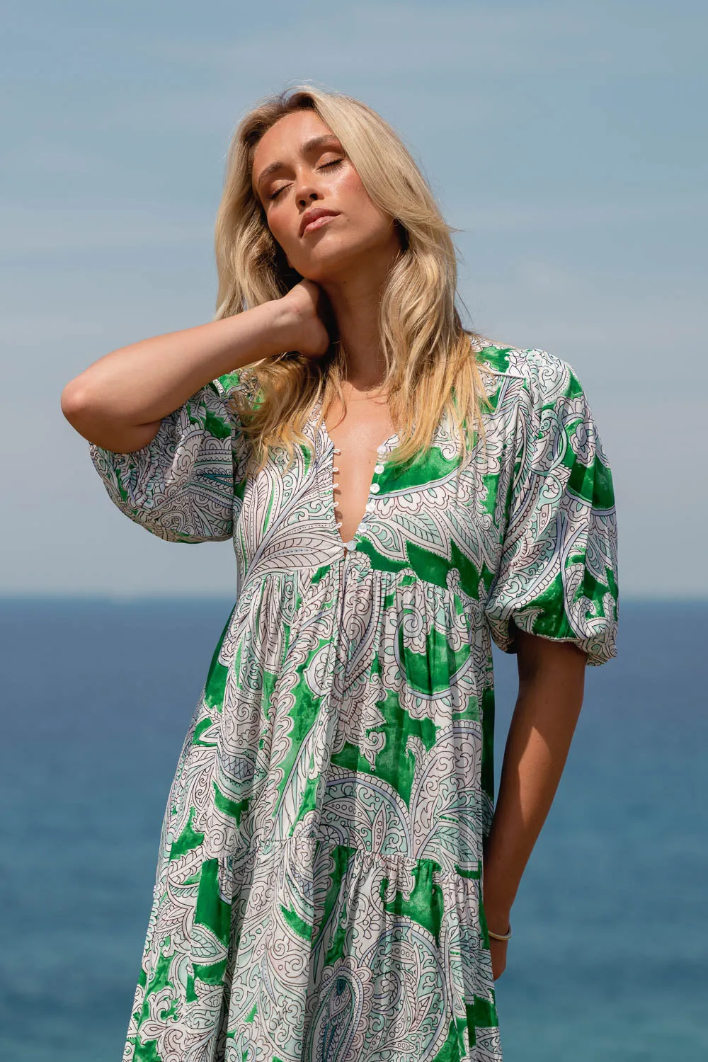 Kashira Print Eve Midi sold by Lilac and Mila product image thumbnail 2