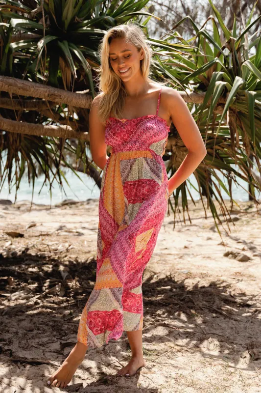 Viva Bonita Print Cleo Maxi sold by Lilac and Mila