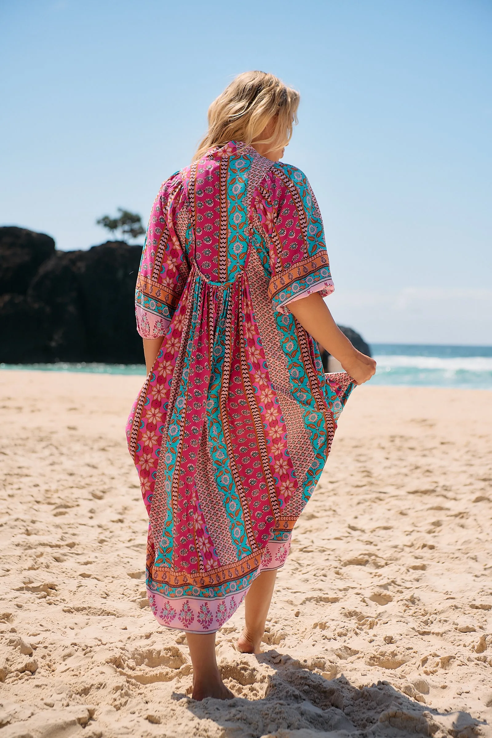 Cedella Print Boheme Midi sold by Lilac and Mila product image thumbnail 3