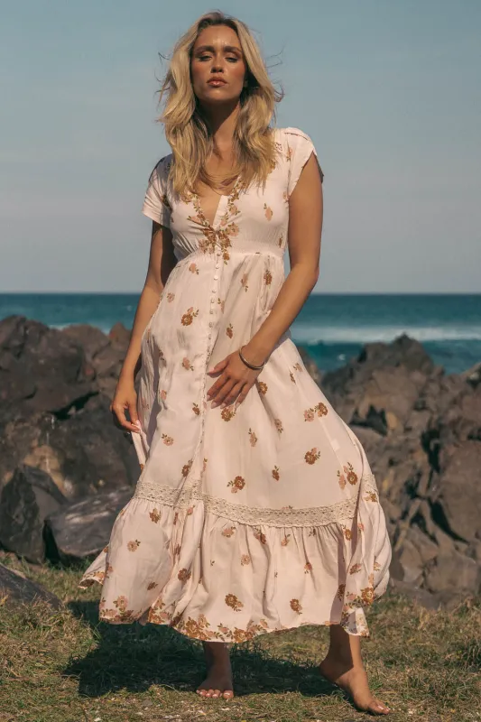 Vintage Sol Print Carmen Maxi made by Lilac and Mila
