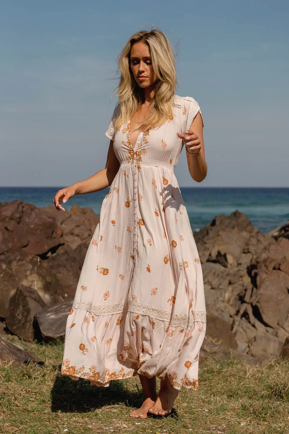 Vintage Sol Print Carmen Maxi sold by Lilac and Mila product image thumbnail 4