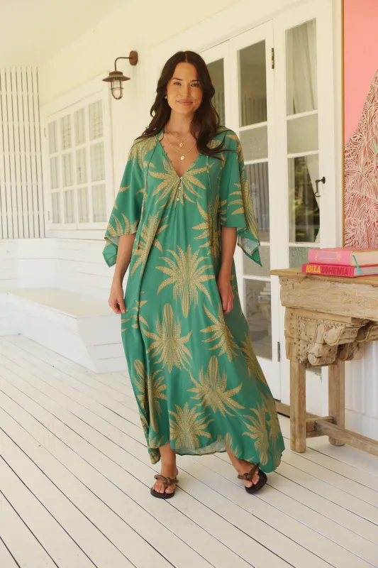 Island luxe Print Bree Maxi made by Lilac and Mila