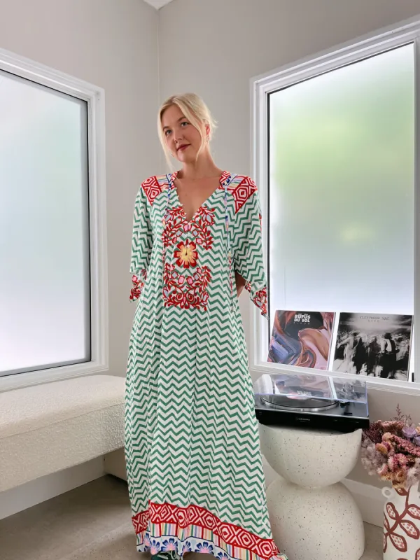 Ziggy Za Print Bree Maxi sold by Lilac and Mila