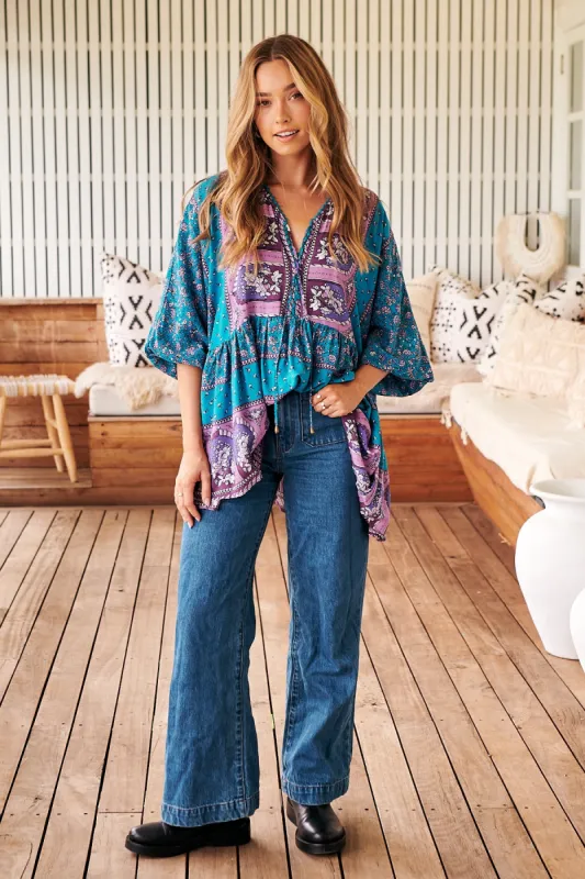 Sweet Love Print Chloe Top | Parallel