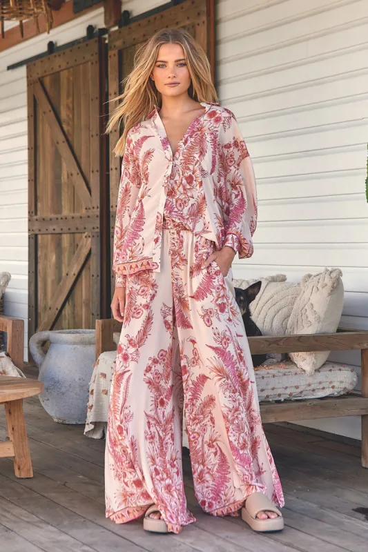 Balmy Nights Print Bombay Pants sold by Lilac and Mila