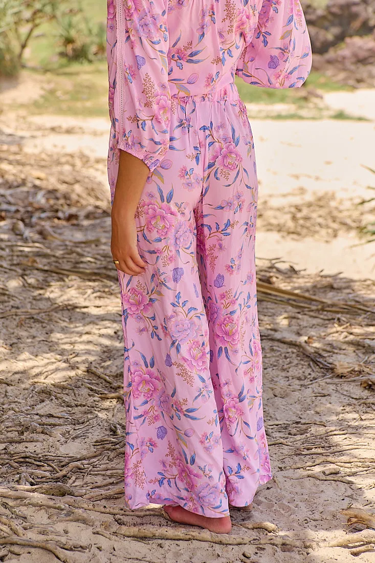 Enchanted Blooms Print Jax Pants sold by Lilac and Mila product image thumbnail 5
