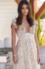 Yasmina Print Tabitha Maxi Dress sold by Lilac and Mila