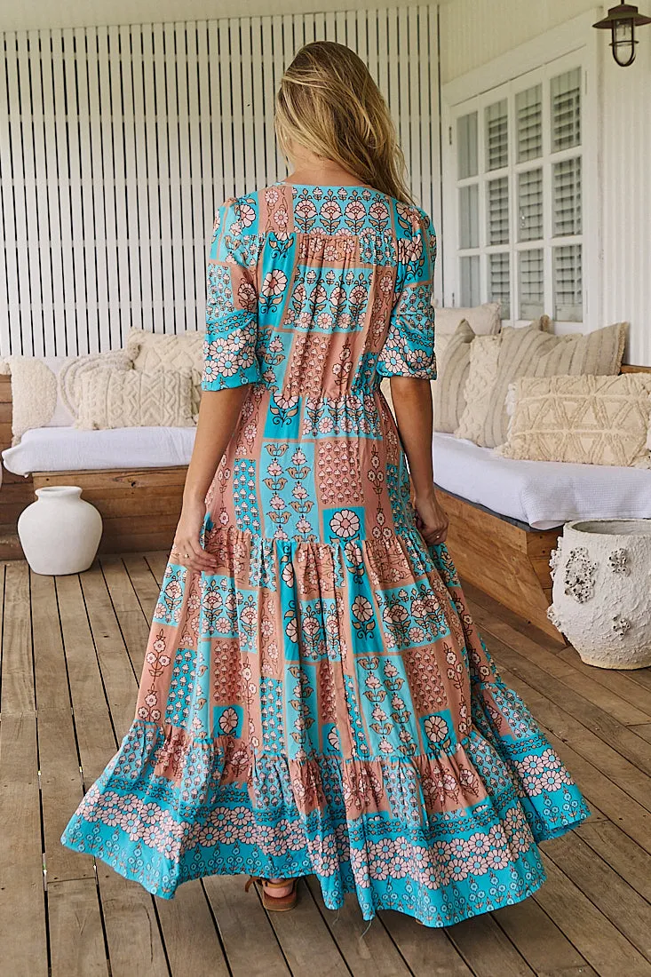 Forevermore Print Tessa Maxi sold by Lilac and Mila product image thumbnail 3