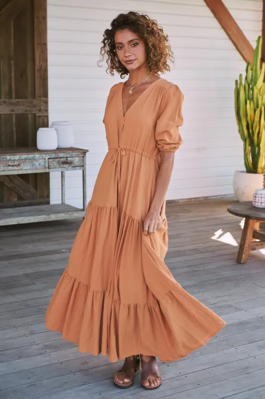 Honey Cotton Tessa Maxi sold by Lilac and Mila