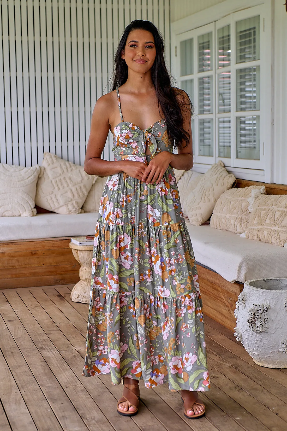 Rosemary Print Bambi Maxi sold by Lilac and Mila