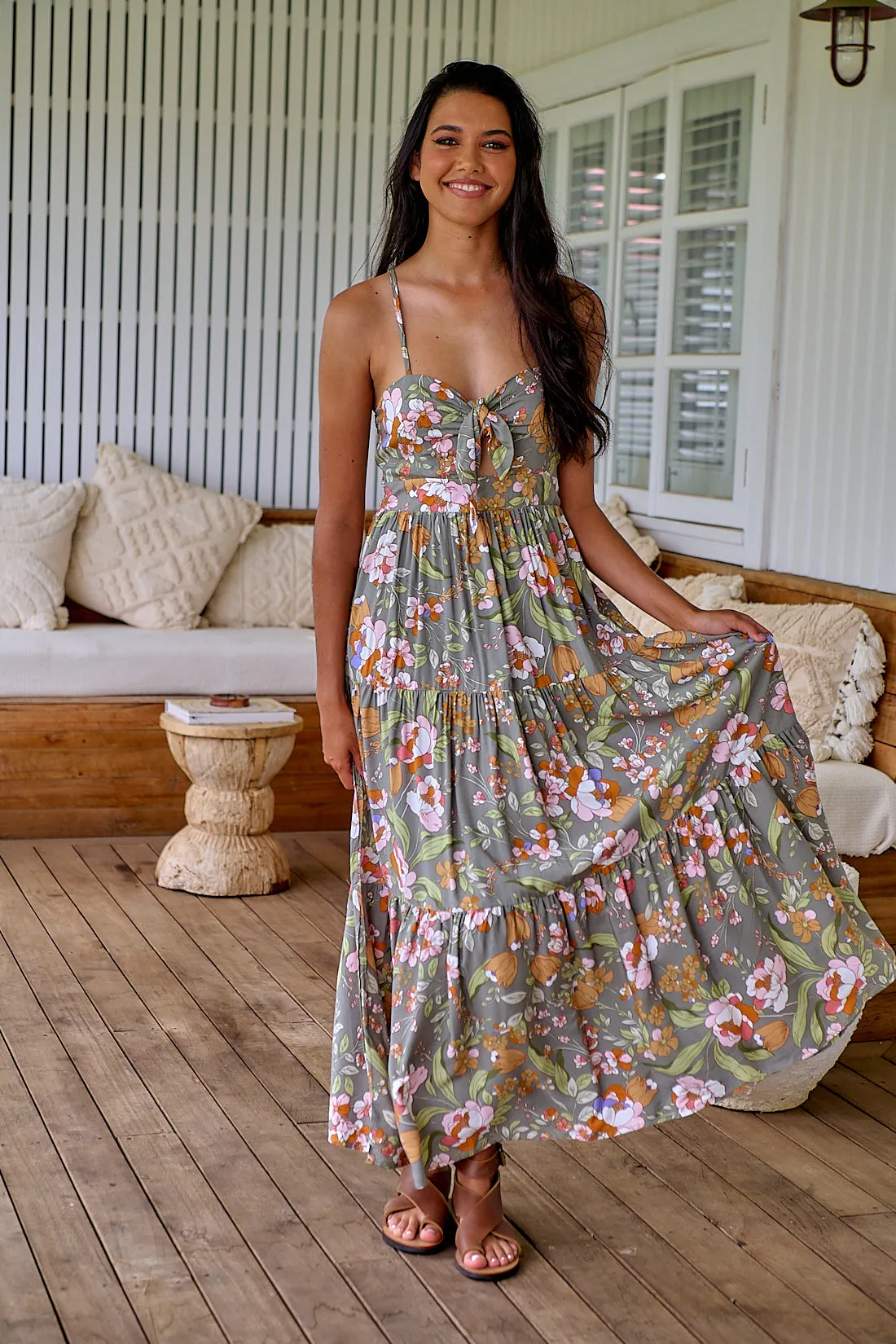 Rosemary Print Bambi Maxi sold by Lilac and Mila product image thumbnail 2