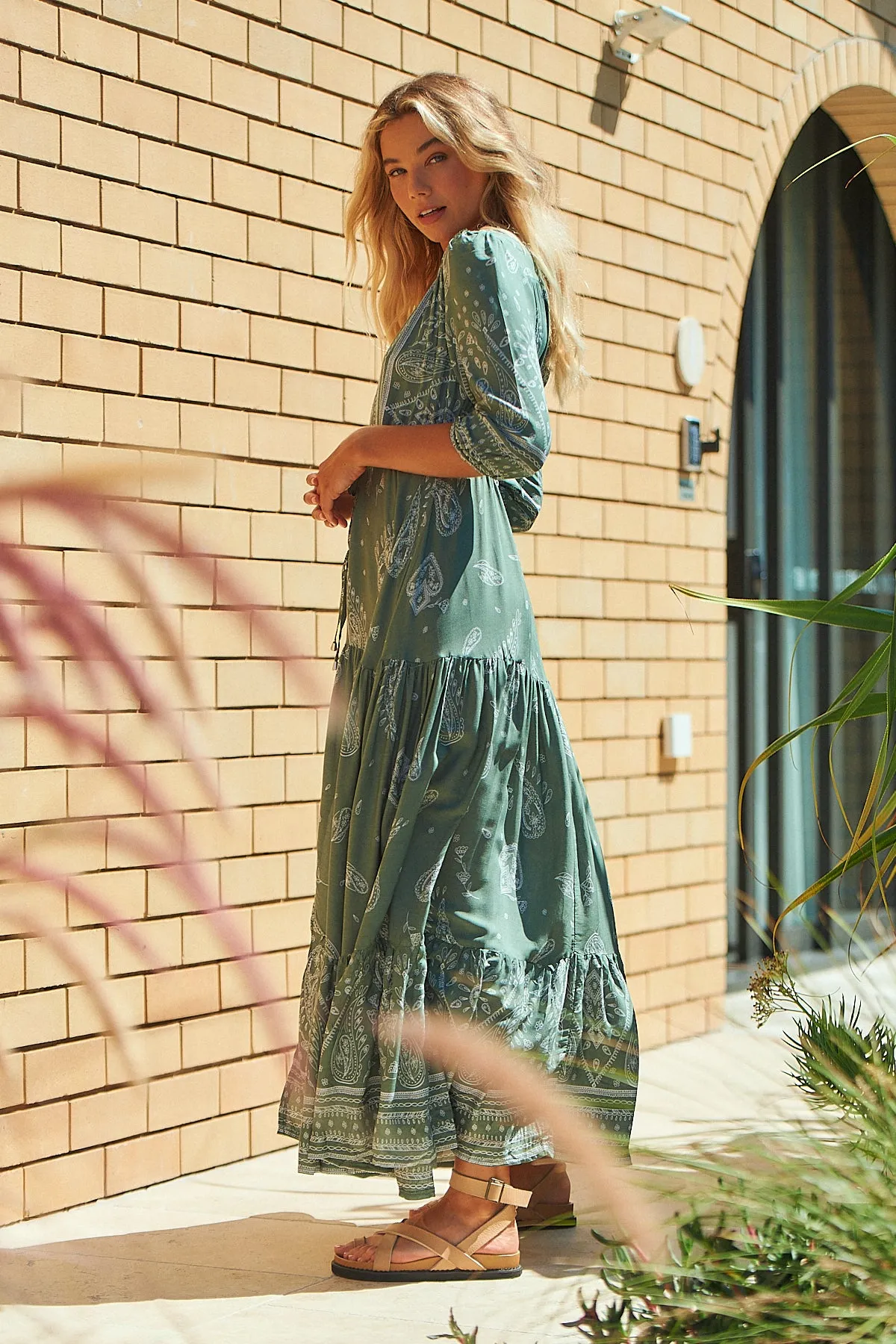 Constance Print Tessa Maxi sold by Lilac and Mila product image thumbnail 5