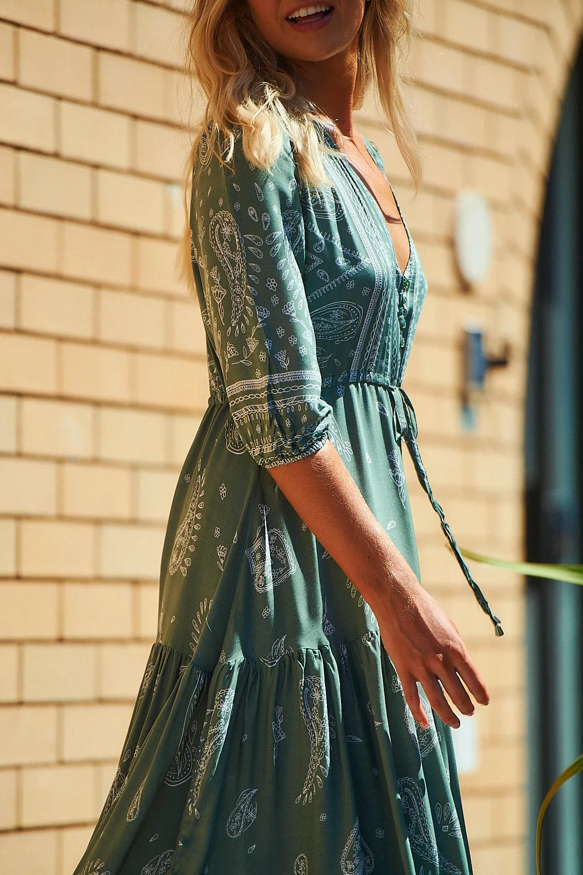 Constance Print Tessa Maxi sold by Lilac and Mila product image thumbnail 4