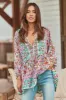 Field Day Print Chloe Top sold by Lilac and Mila