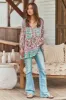 Field Day Print Chloe Top sold by Lilac and Mila