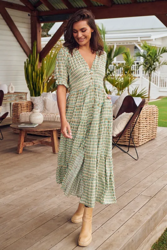 Addi Print Annabel Maxi sold by Lilac and Mila