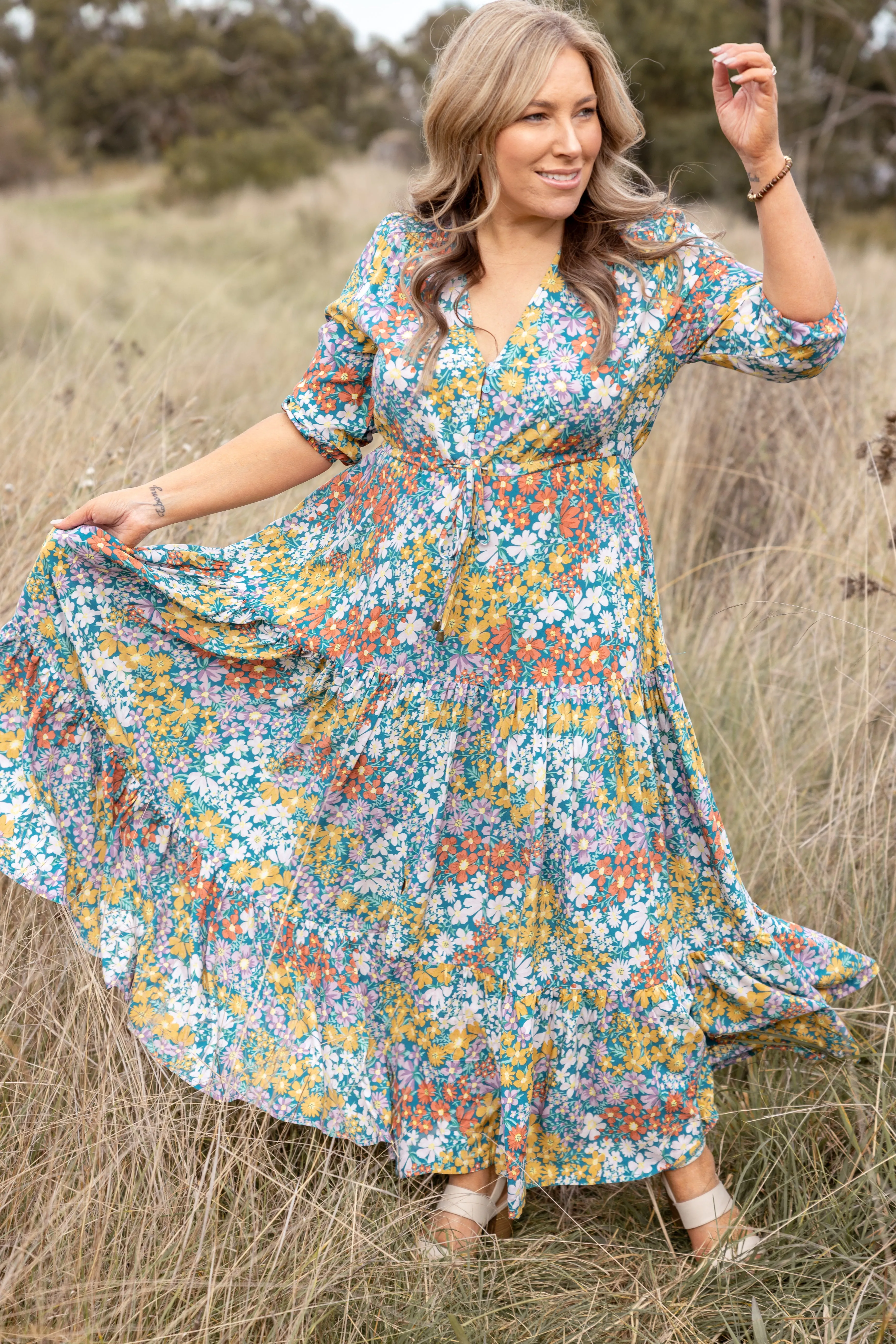 Daizee Print Tessa Maxi sold by Lilac and Mila