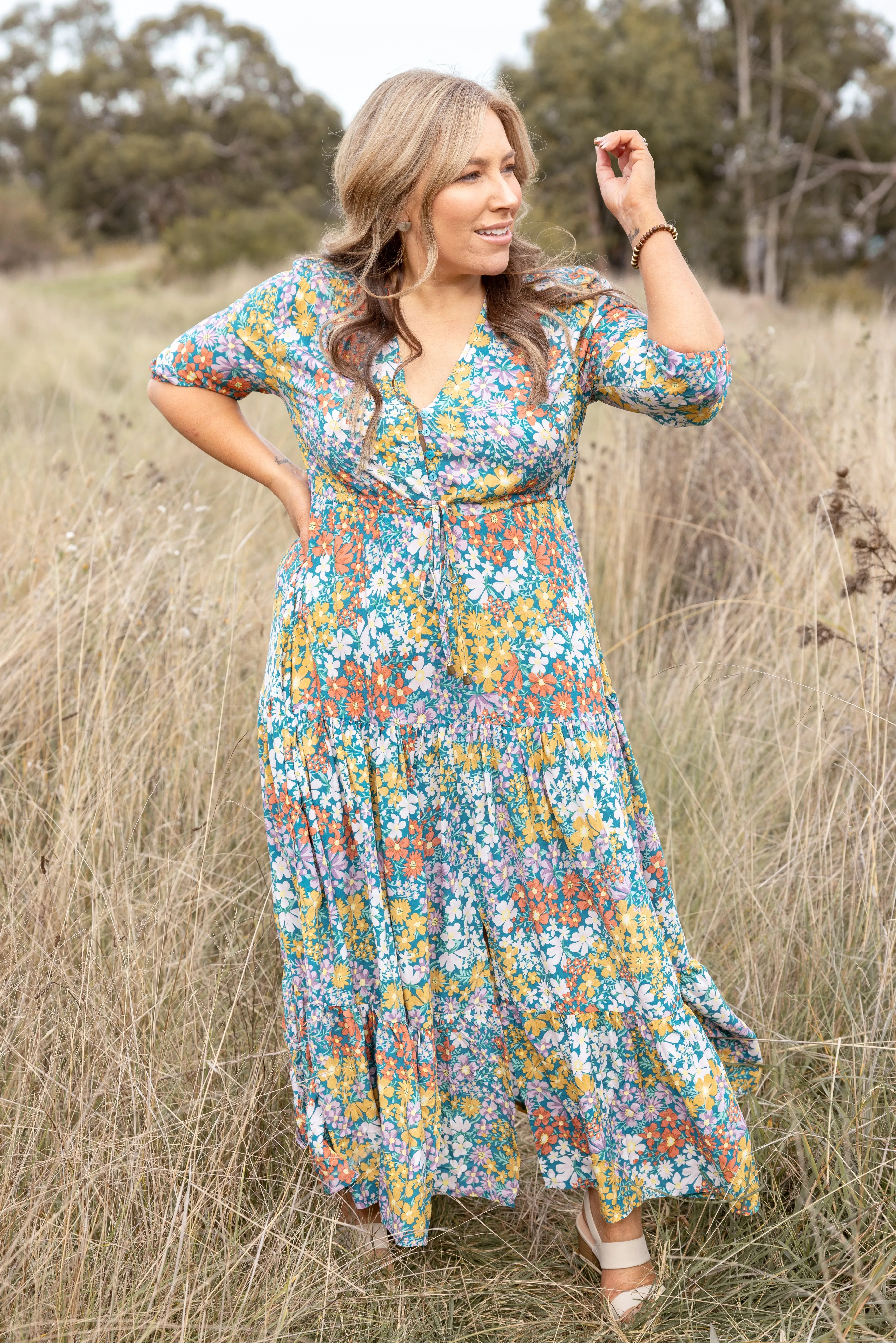 Daizee Print Tessa Maxi sold by Lilac and Mila product image thumbnail 4