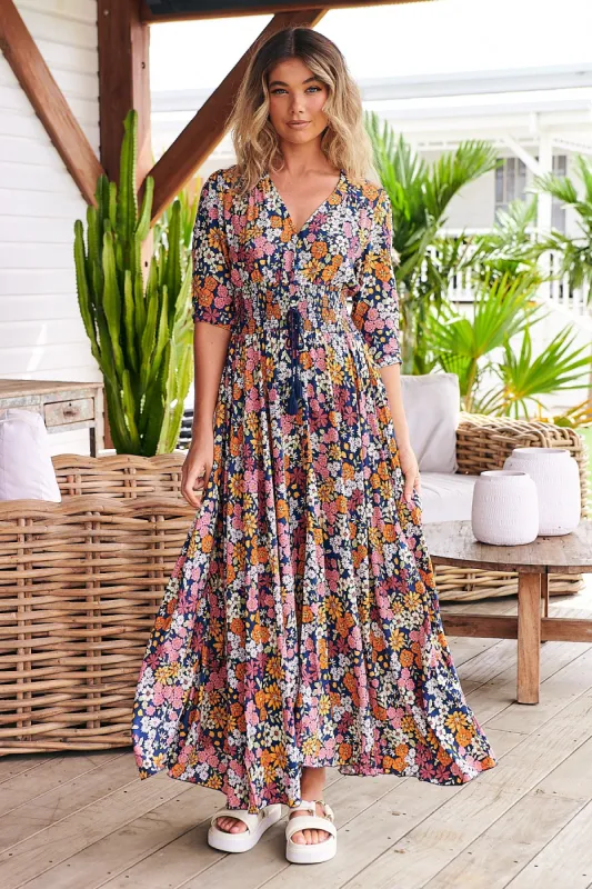 Flowers Print Indiana Maxi sold by Lilac and Mila