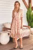 Daisies Print Eve Midi Dress sold by Lilac and Mila