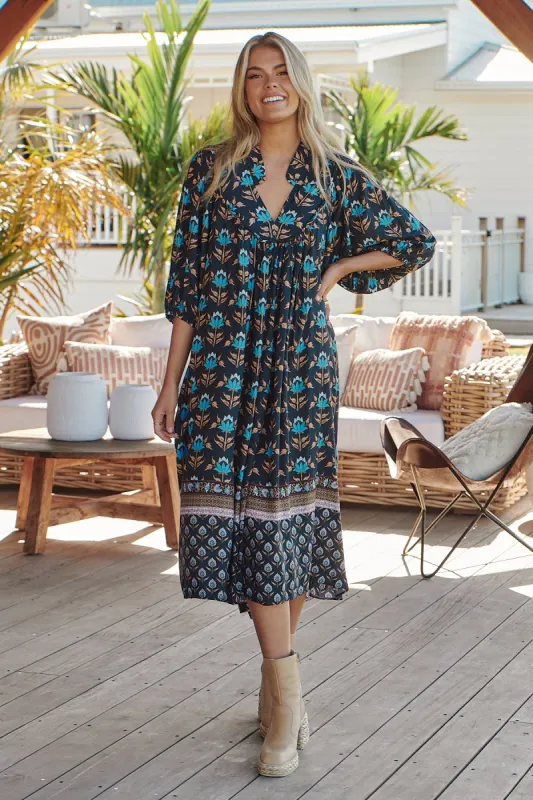 Juniper Print Boheme Midi sold by Lilac and Mila