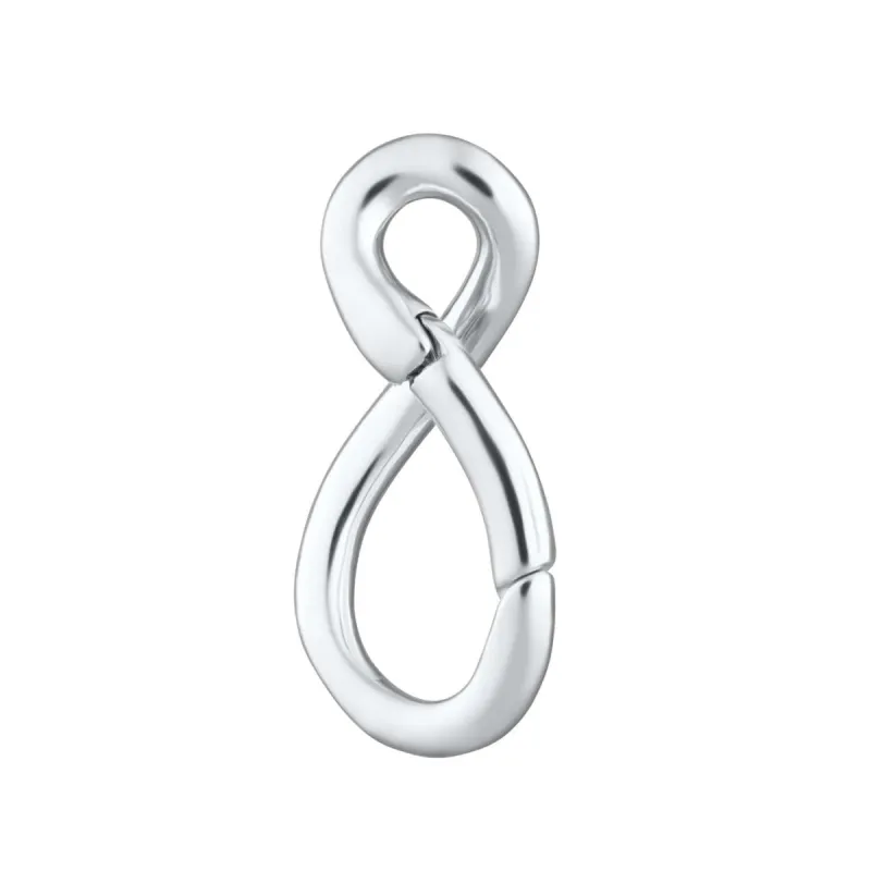 Silver Infinity Charm Lock sold by Lily Charmed