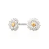 Silver Daisy Stud Earrings sold by Lily Charmed