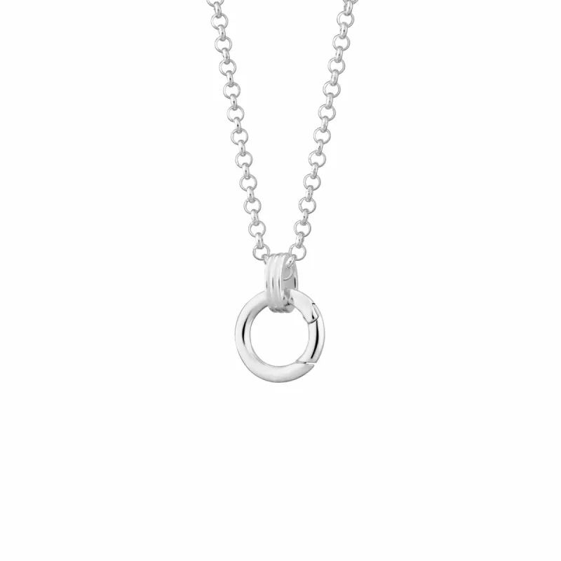 Silver Eternity Charm Collector Necklace sold by Lily Charmed