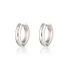 Silver Huggie Hoop Earrings sold by Lily Charmed