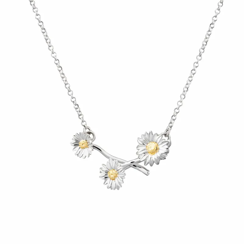 Silver Daisy Chain Necklace sold by Lily Charmed