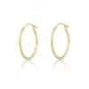 Gold Plated Classic Hoop Earrings sold by Lily Charmed