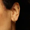 Gold Plated Classic Hoop Earrings sold by Lily Charmed