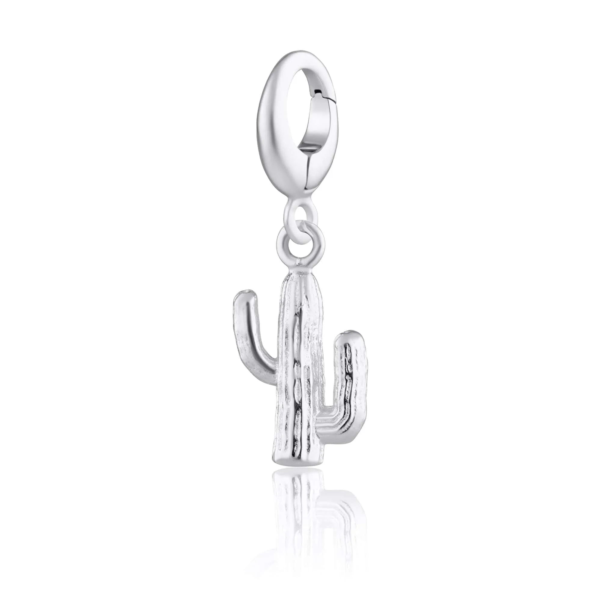 Silver Cactus Charm sold by Lily Charmed
