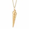 Gold Plated Spire Shell Necklace sold by Lily Charmed