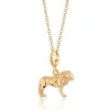 Gold Plated Lion Necklace sold by Lily Charmed