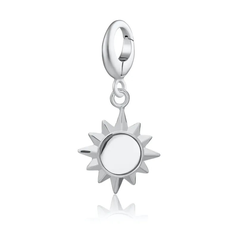 Silver Sunshine Charm sold by Lily Charmed