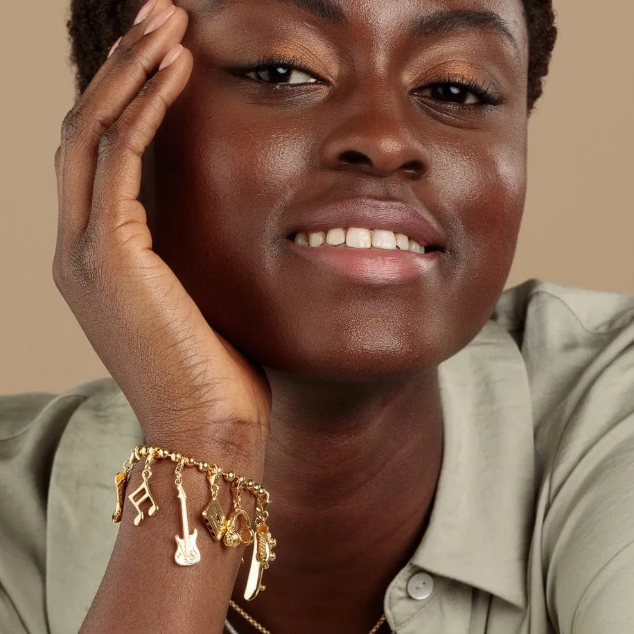 Gold Plated Ball Charm Bracelet sold by Lily Charmed product image thumbnail 4