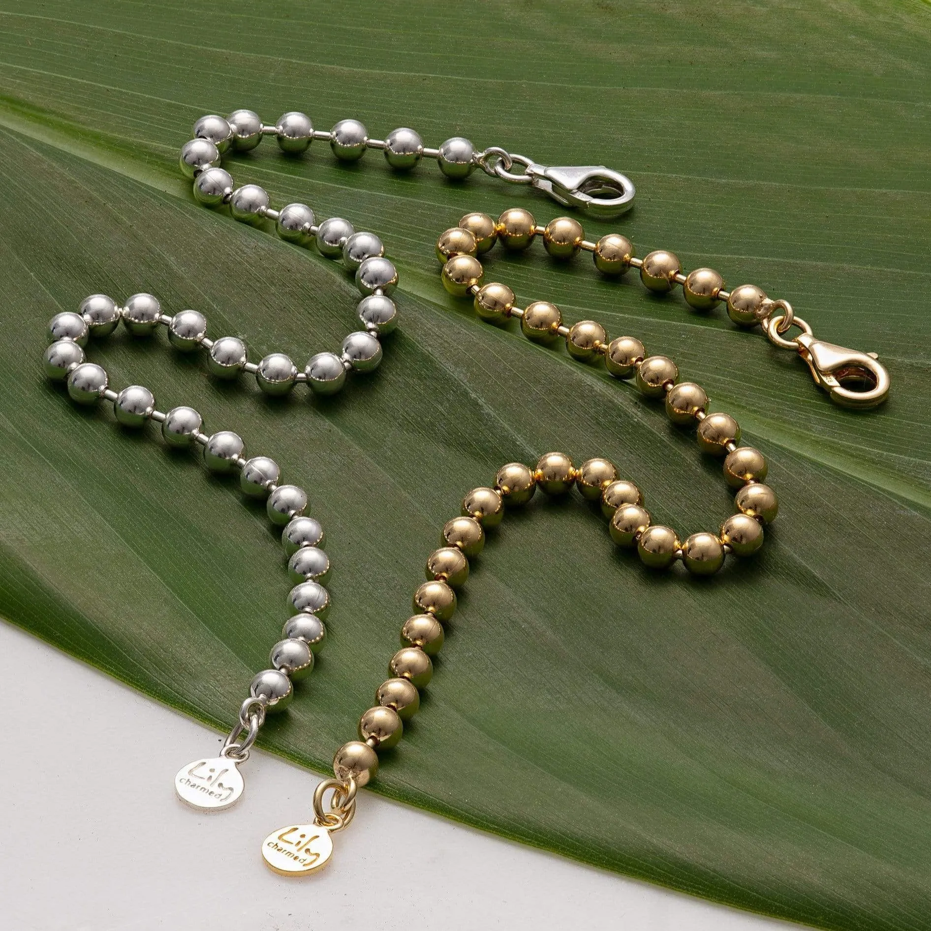 Gold Plated Ball Charm Bracelet sold by Lily Charmed product image thumbnail 3