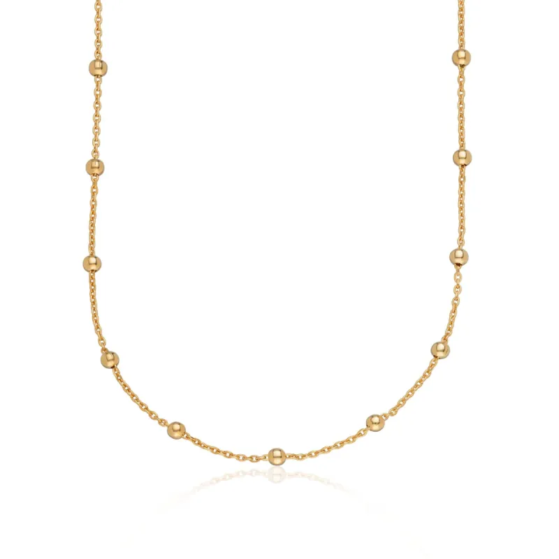 Gold Plated Satellite Chain Necklace sold by Lily Charmed