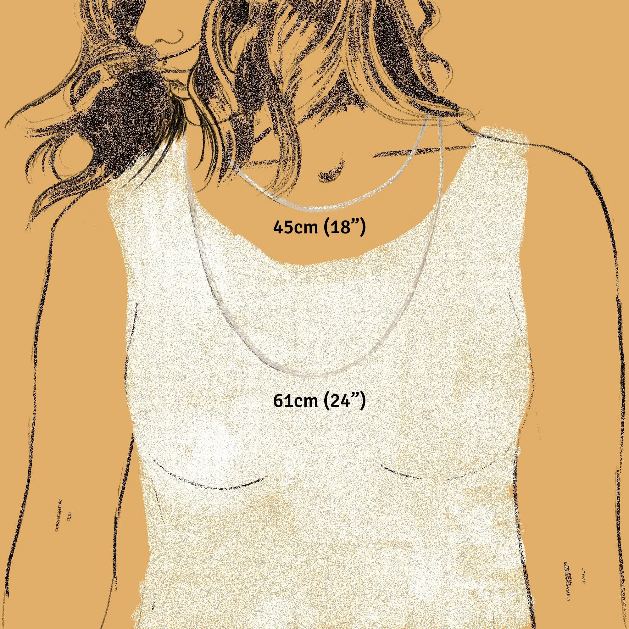 Silver Key Charm Necklace sold by Lily Charmed product image thumbnail 5