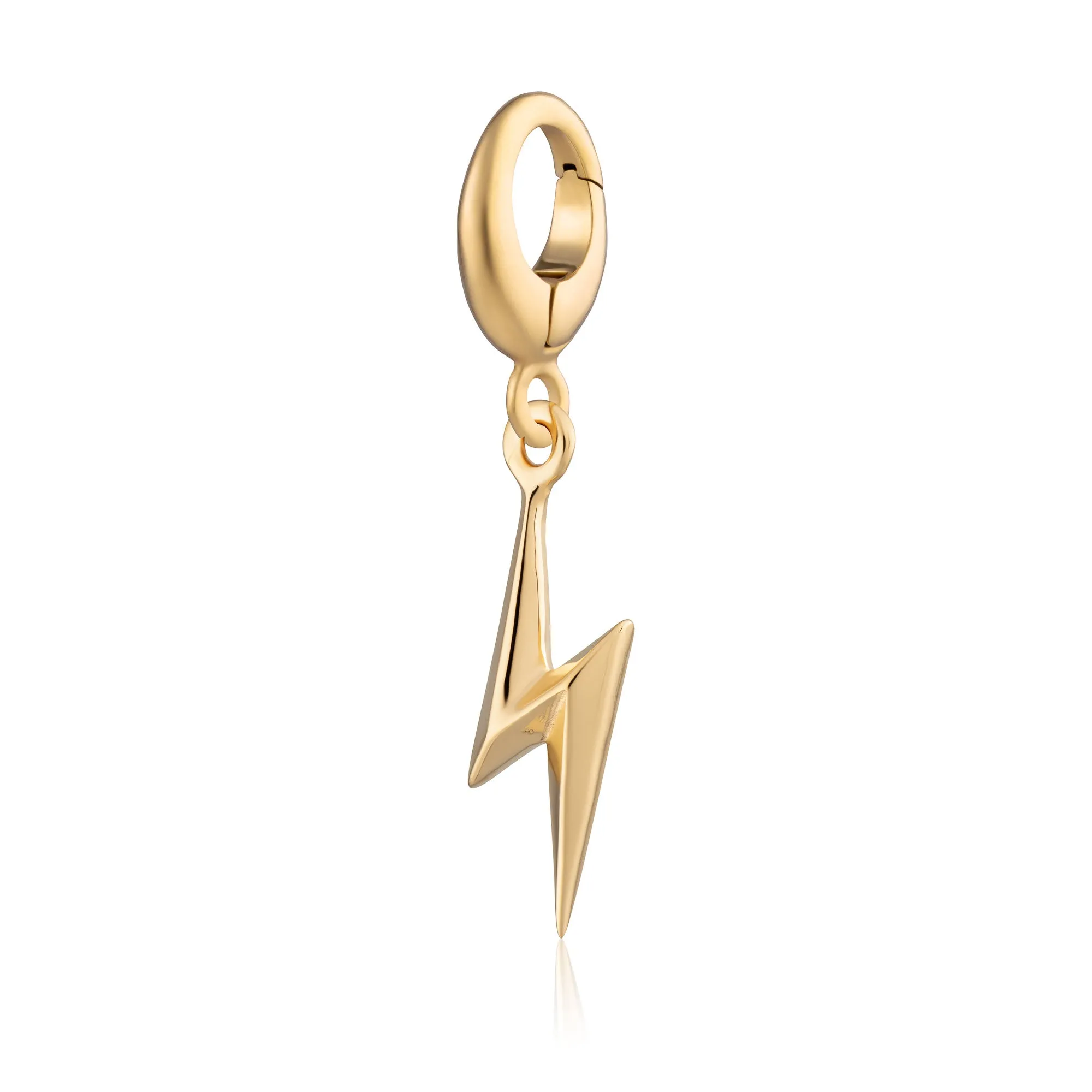 Gold Plated Lightning Bolt Charm sold by Lily Charmed