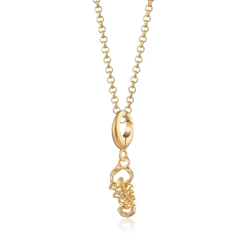 Gold Plated Scorpion Necklace sold by Lily Charmed