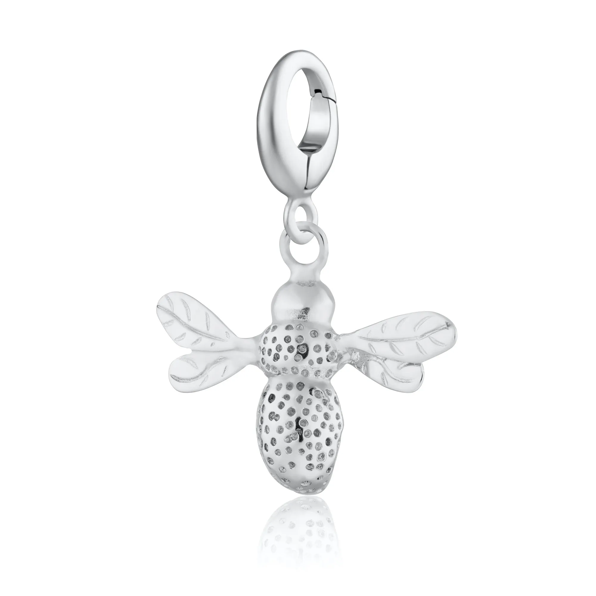Silver Bee Charm sold by Lily Charmed