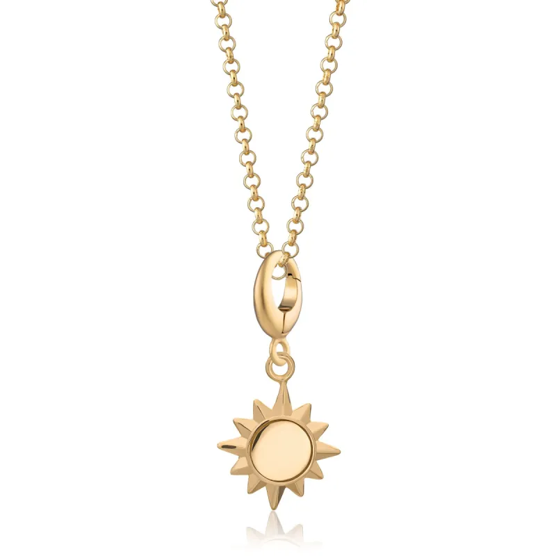 Gold Plated Sunshine Necklace sold by Lily Charmed