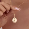 Gold Goddess of Women & Mothers Hera Necklace sold by Lily Charmed