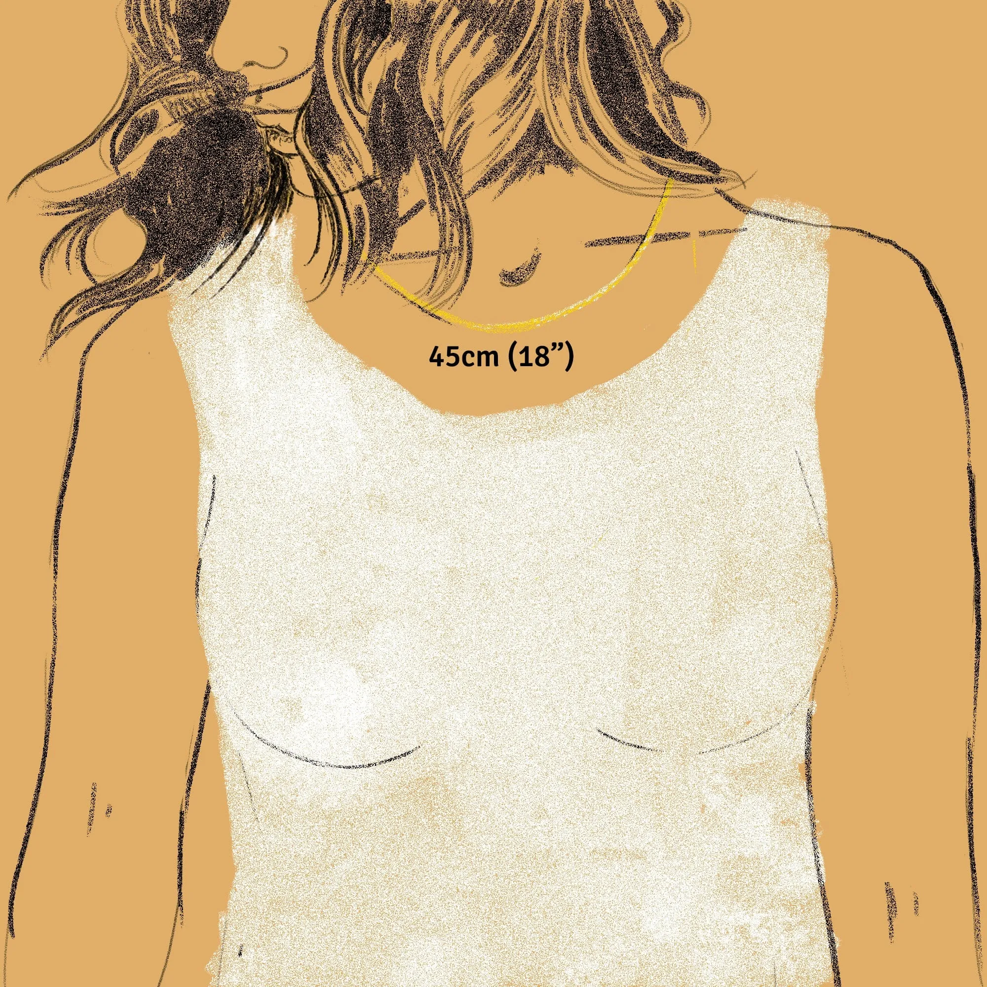 Engraved Gold Manifest Energy Charm Necklace sold by Lily Charmed product image thumbnail 5