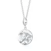Engraved Silver Leo Zodiac Necklace sold by Lily Charmed