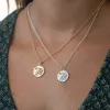 Engraved Silver Leo Zodiac Necklace sold by Lily Charmed