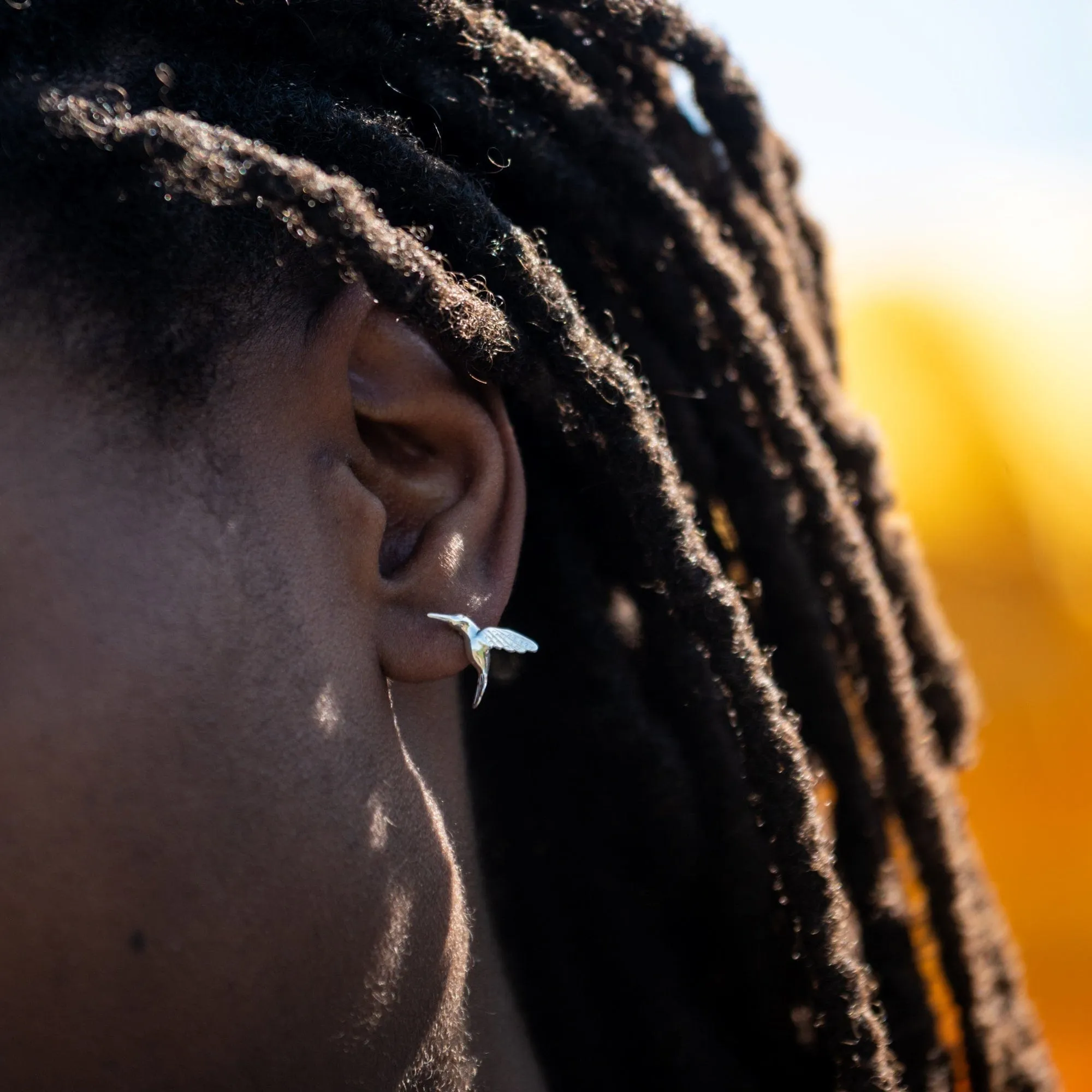 Silver Hummingbird Jewellery Set With Stud Earrings sold by Lily Charmed product image thumbnail 3