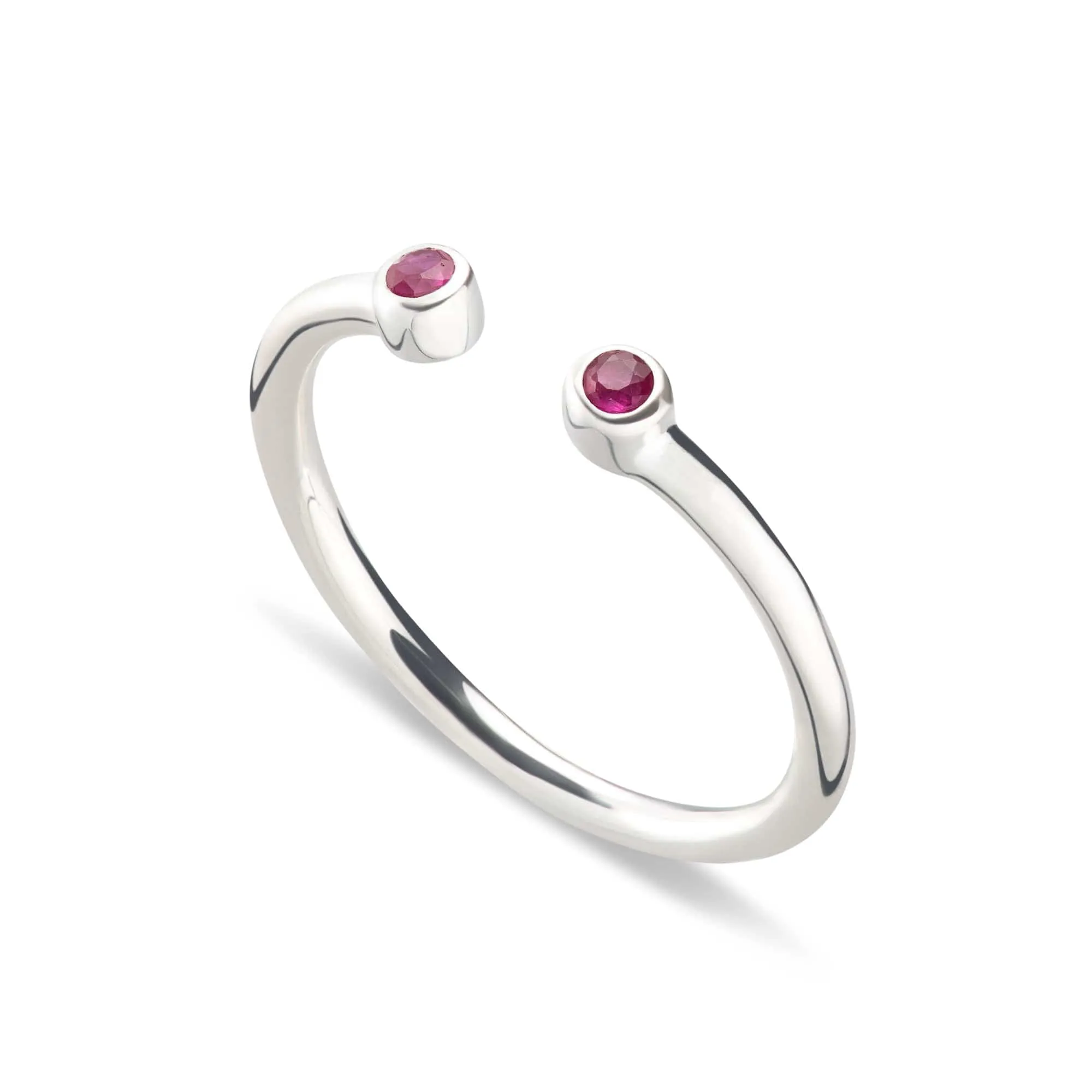 July Birthstone Open Style Ring, Ruby sold by Lily Charmed